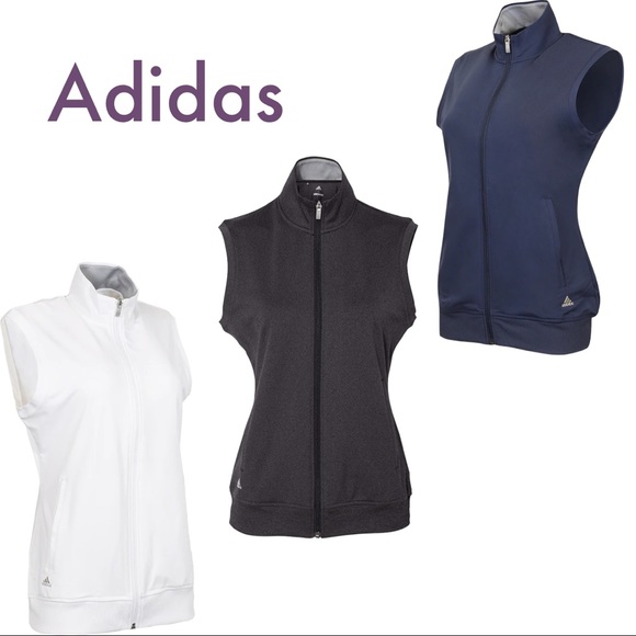 🆕 adidas Full-Zip Club Vest: gray - Picture 2 of 13